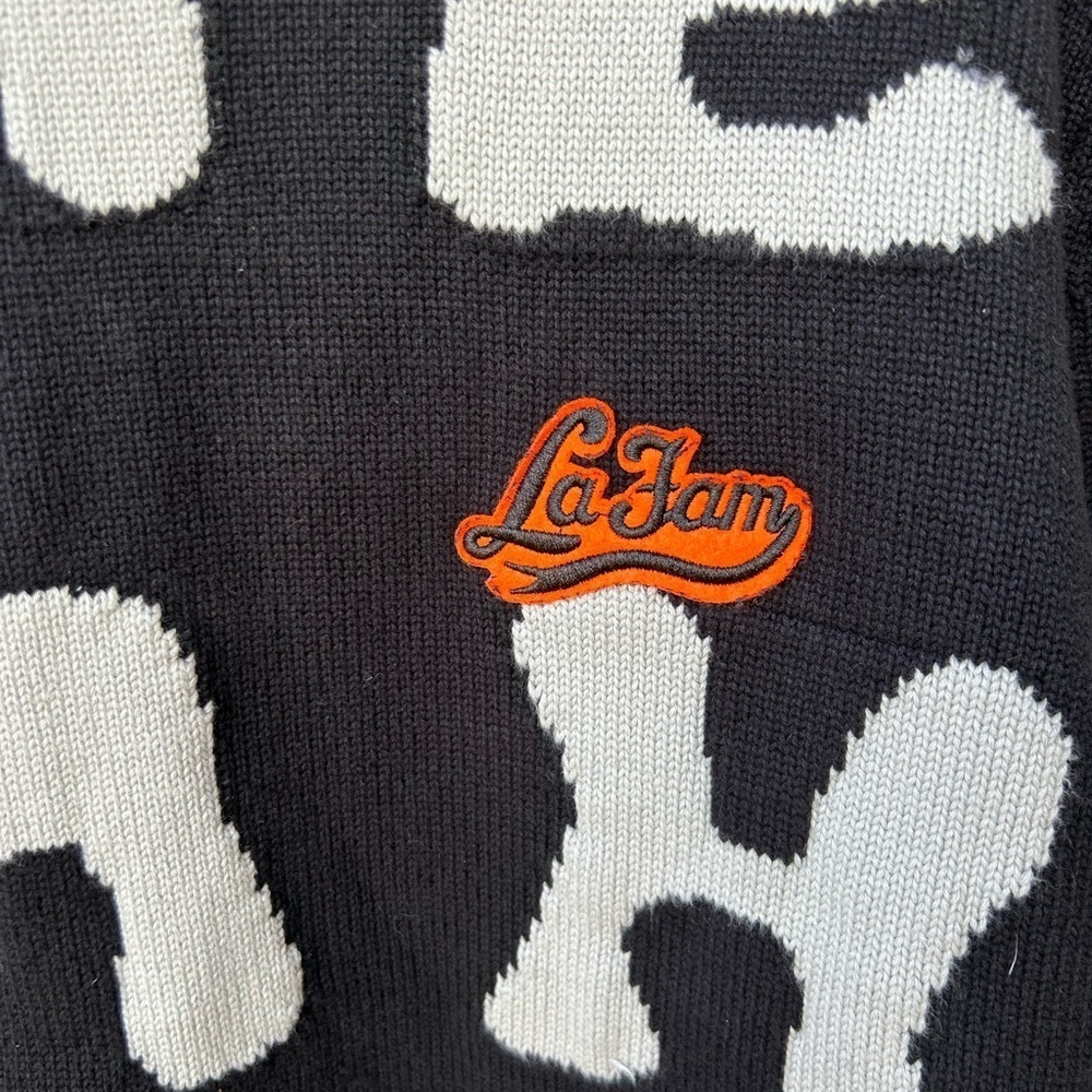 La Fam Amsterdam Knitted Sweater Streetwear Grafitti Size XL Rare Find - Picture 2 of 5
